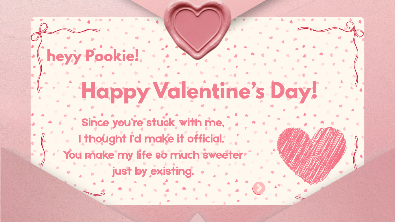 Valentine approval template